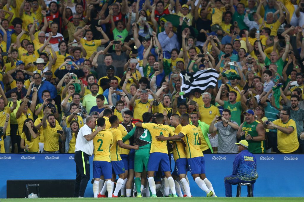 Resultado de imagem para brasil ouro olimpico futebol