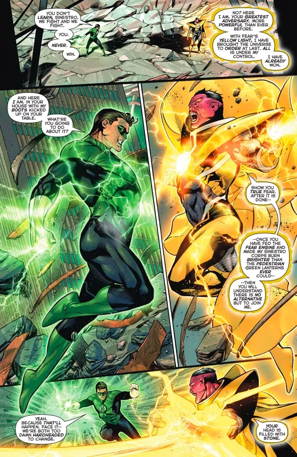 Sinestro e Hal Jordan