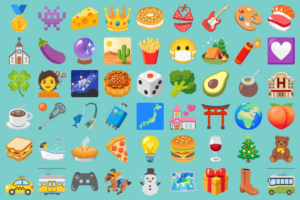 Emojis redesenhados no Android 12