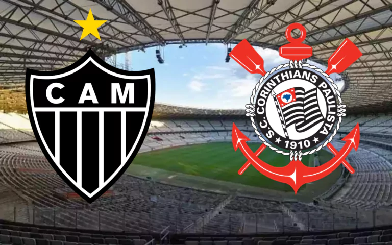 Atlético-MG x Corinthians se enfrentam no Mineirão pelo Campeonato Brasileiro - Fotomontagem Portal N10 Esportes