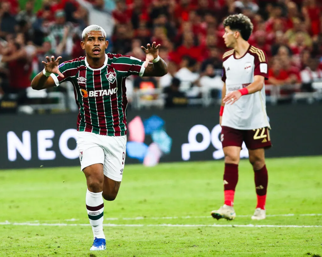 John Kennedy garantiu o segundo gol e botou o Fluminense na Final do Mundial de Clubes (Foto: Lucas Merçon/Fluminense FC)