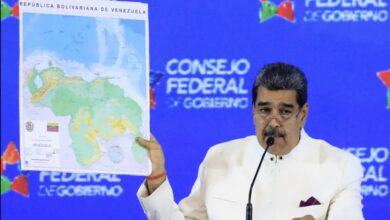 Nicolás Maduro anunciou um novo mapa político da Venezuela, agora incorporando a disputada região de Essequibo.