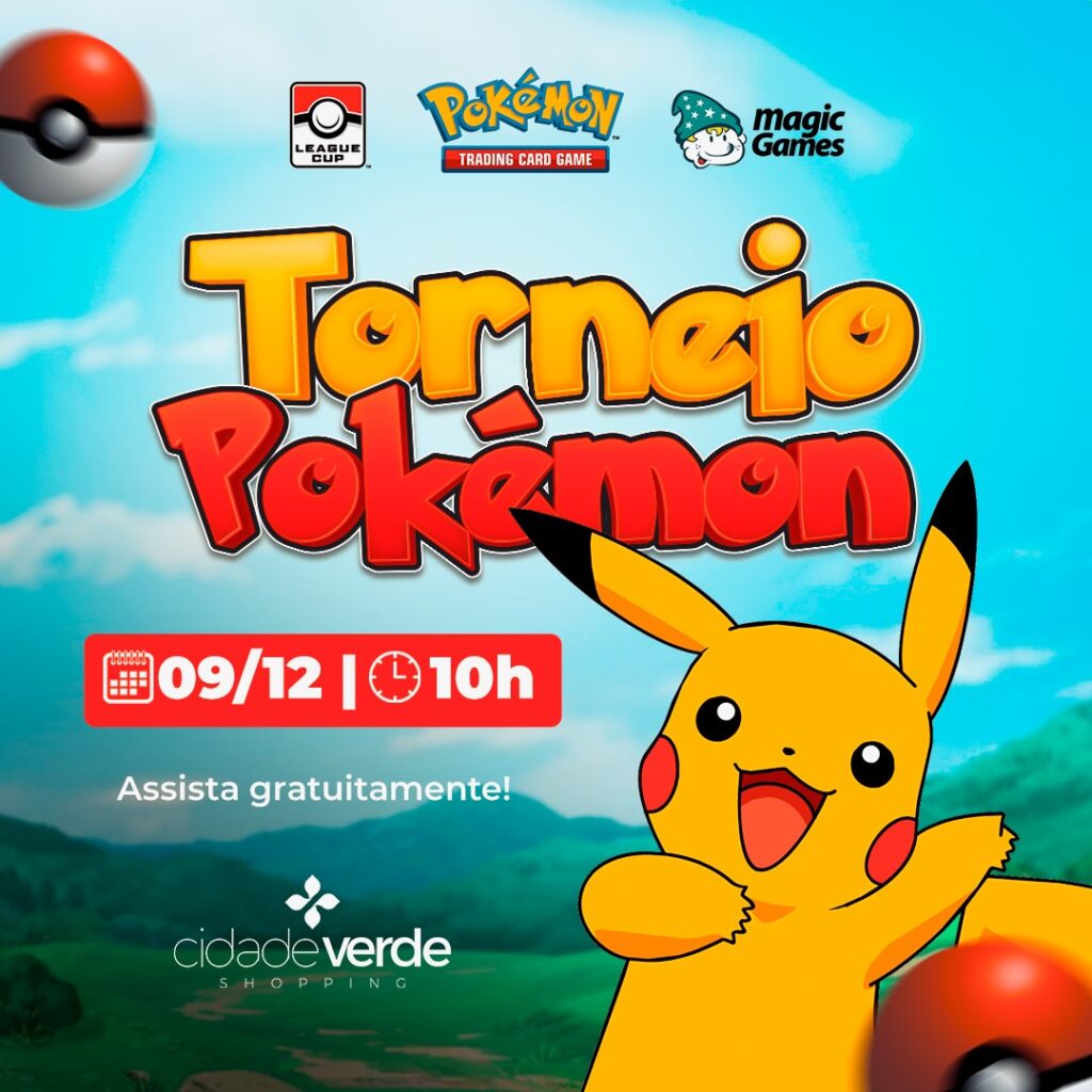 Organizada pela Magic Games, a competição faz parte da Liga Pokémon TCG (Imagem: Divulgação) 
