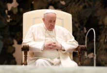 O Papa Francisco durante uma audiência geral (Foto: Vatican Media)