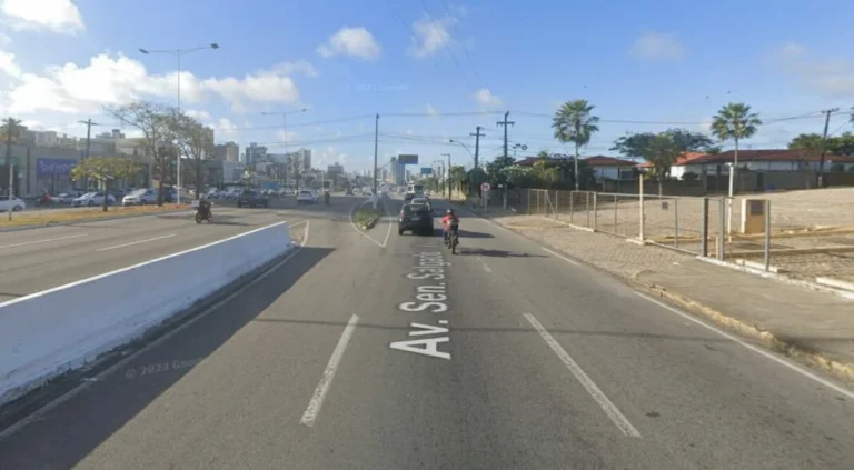 Via central da BR-101, sentido Parnamirim-Natal ganha novo acesso à marginal (Foto: Reprodução/Google Maps)