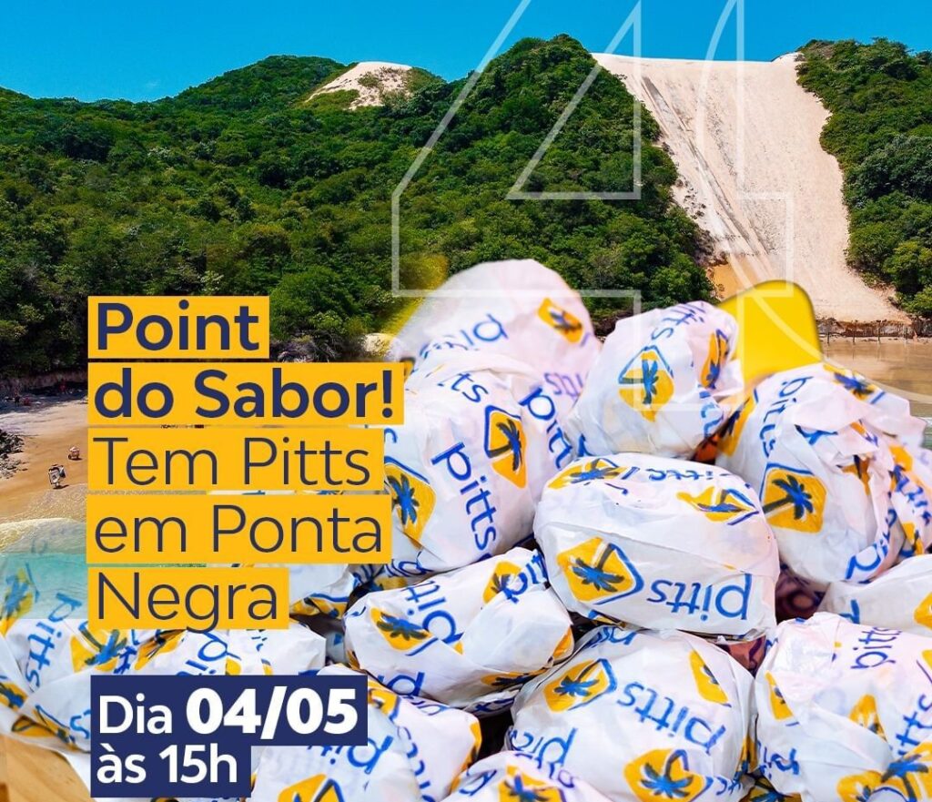 Pittsburg distribui 350 sanduíches gratuitos em Ponta Negra em celebração de 40 anos