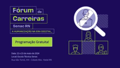 Senac RN realiza fórum sobre carreiras com mais de mil oportunidades de emprego