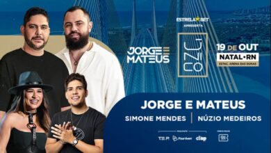 Turnê 'Jorge & Mateus Único' desembarca na Arena das Dunas em Natal; ingressos à venda