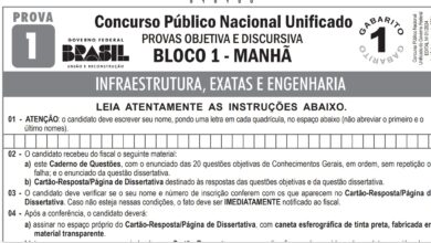 Confira os cadernos de prova do Concurso Nacional Unificado