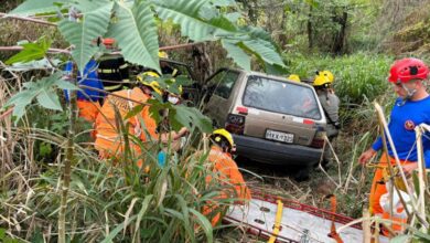 Simulado de resgate mobiliza Corpo de Bombeiros na BR-304 em Macaíba