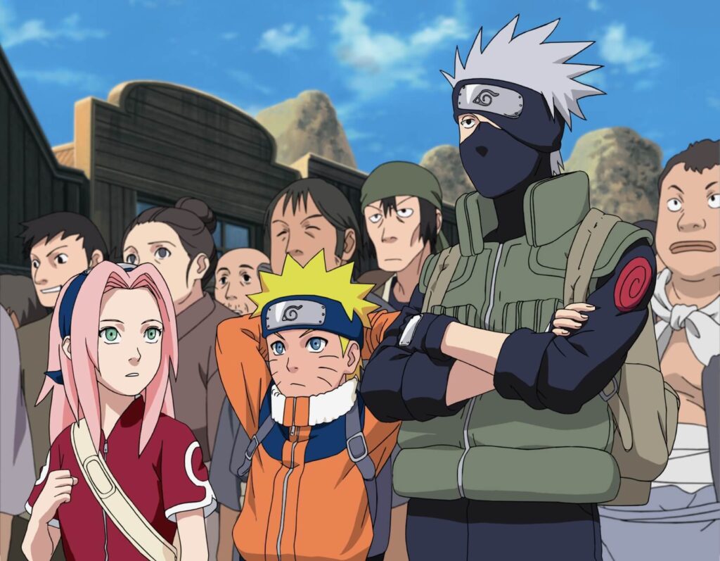 Naruto é um anime acompanha a jornada de Naruto Uzumaki, jovem ninja que sonha em se tornar Hokage