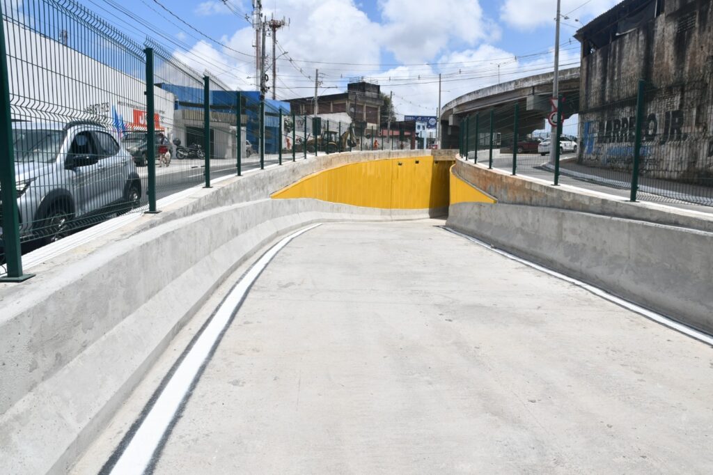 Com R 59 milhoes investidos trincheira do Viaduto da Urbana e inaugurada