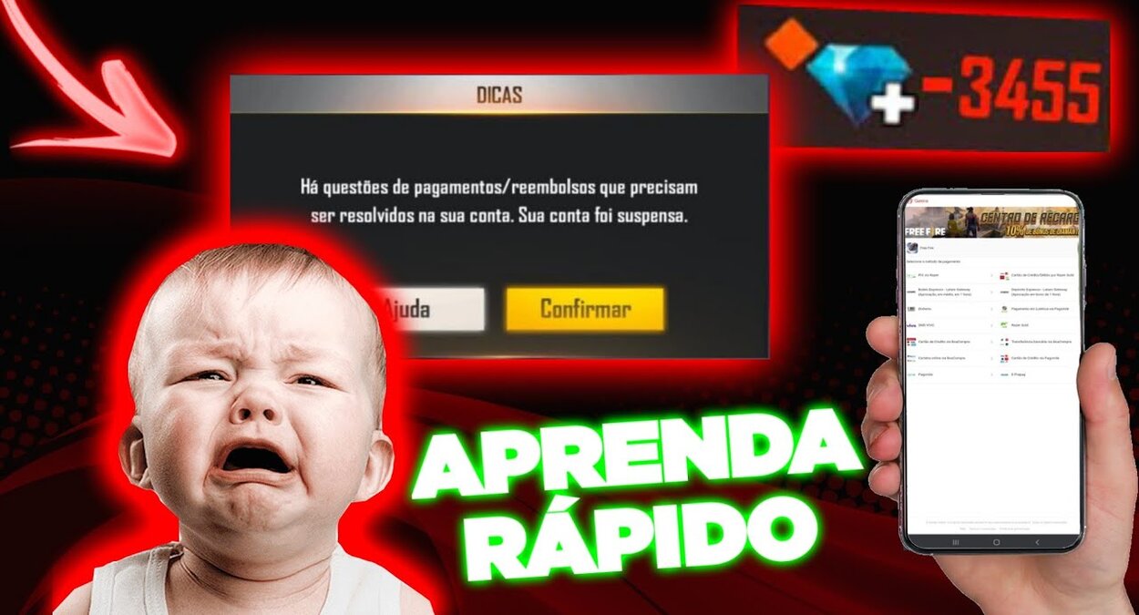 Como pedir reembolso no Free Fire via Google Play no Android