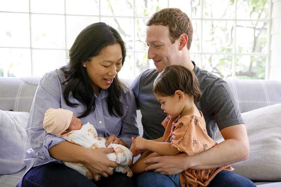 nova filha de Mark Zuckerberg