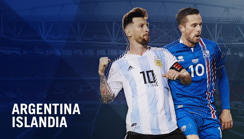 Argentina x Islândia onde assistir ao vivo