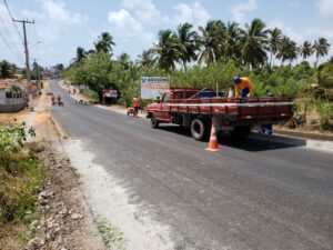  obra da estrada que liga Tabatinga à Barreta entra na sua fase final