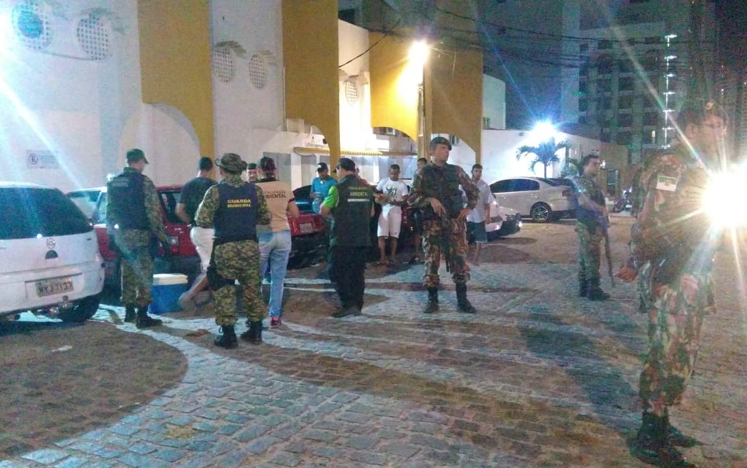 Guarda Municipal apreende 13 paredões de som em praça pública de Ponta Negra