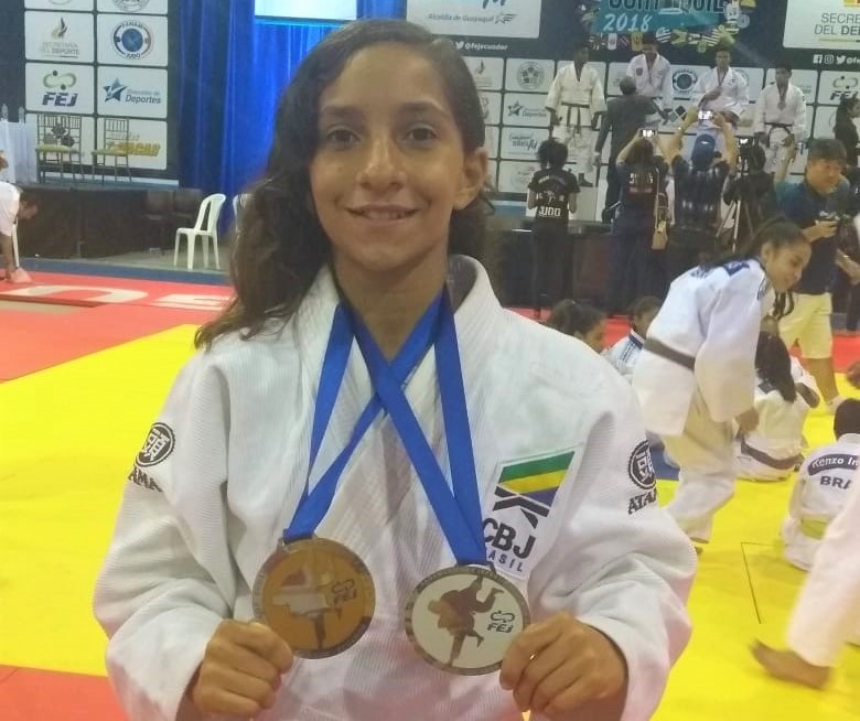 Judoca de Felipe Camarão conquista medalhas em competições no Equador Ana Beatriz Silva