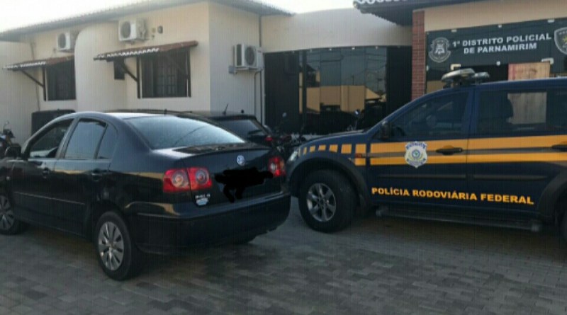 Veículo roubado em Maceió é recuperado na BR 101 em Parnamirim