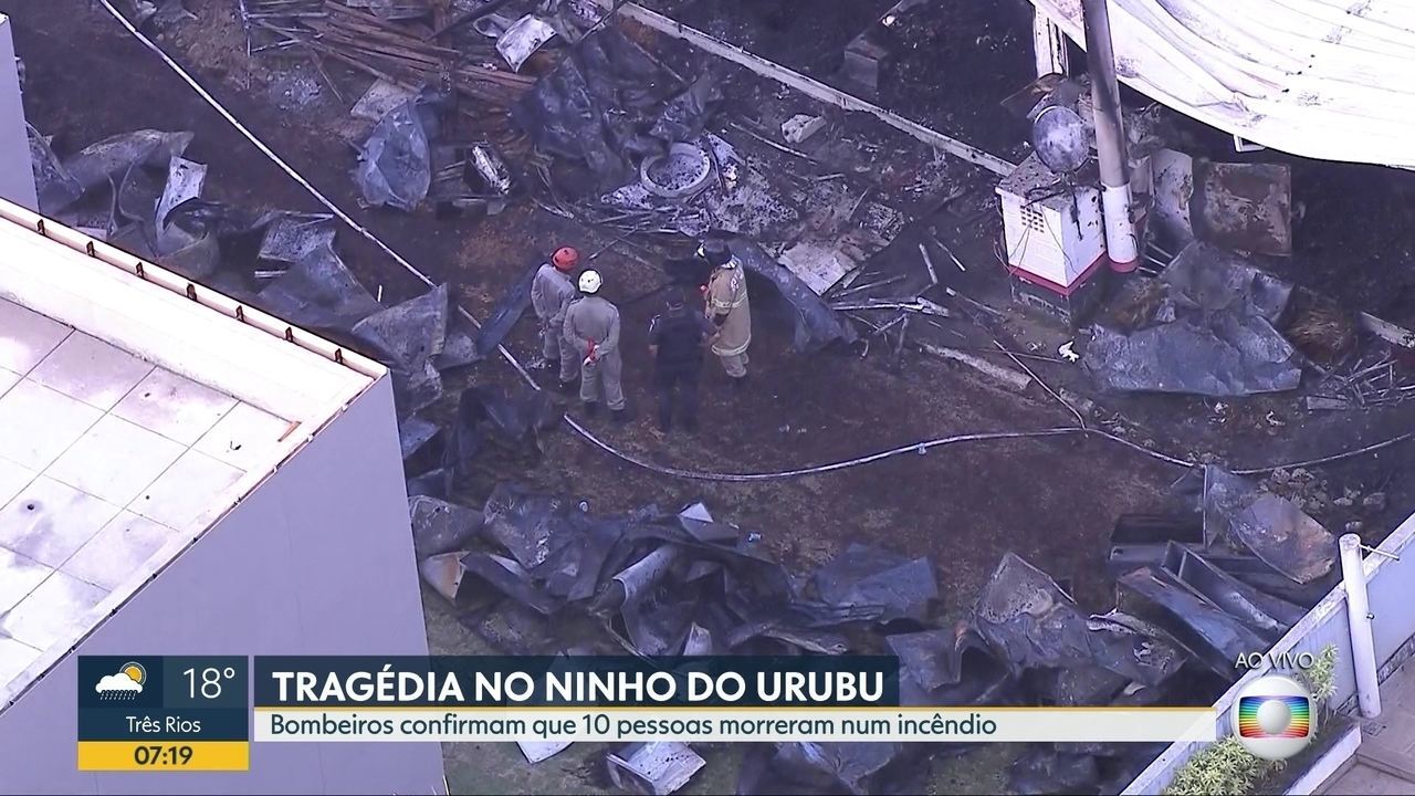 Incêndio mata ao menos 10 no CT do Flamengo