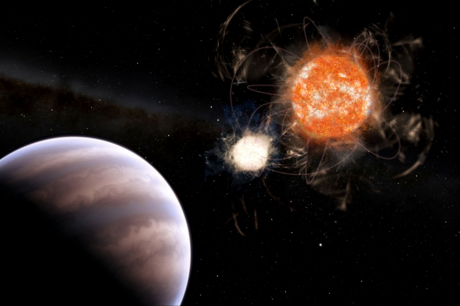 Astrônomos encontram evidências de planeta bem maior que Júpiter