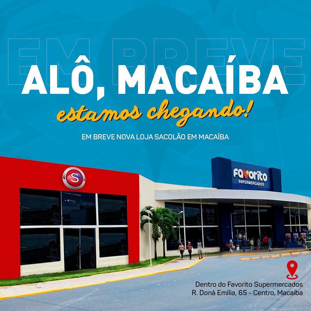 'Sacolão' abre vagas de emprego para nova loja em Macaíba