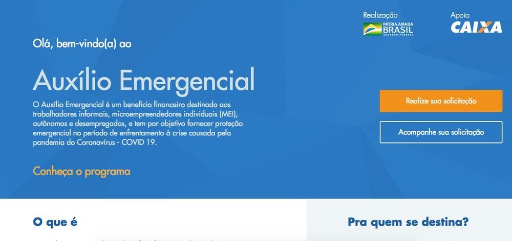 Caixa lança site para solicitar auxílio emergencial de R$ 600