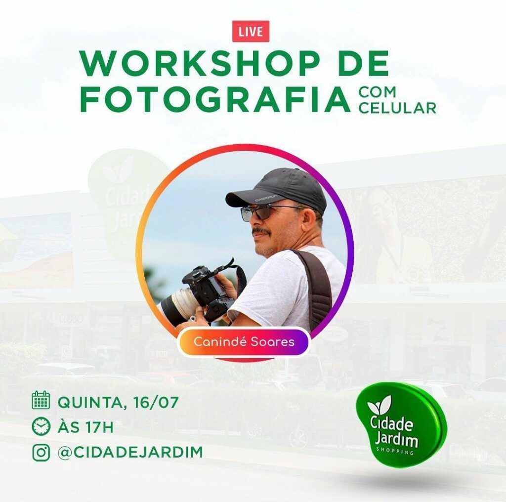 Canindé Soares dá workshop de fotografia ao vivo no Instagram