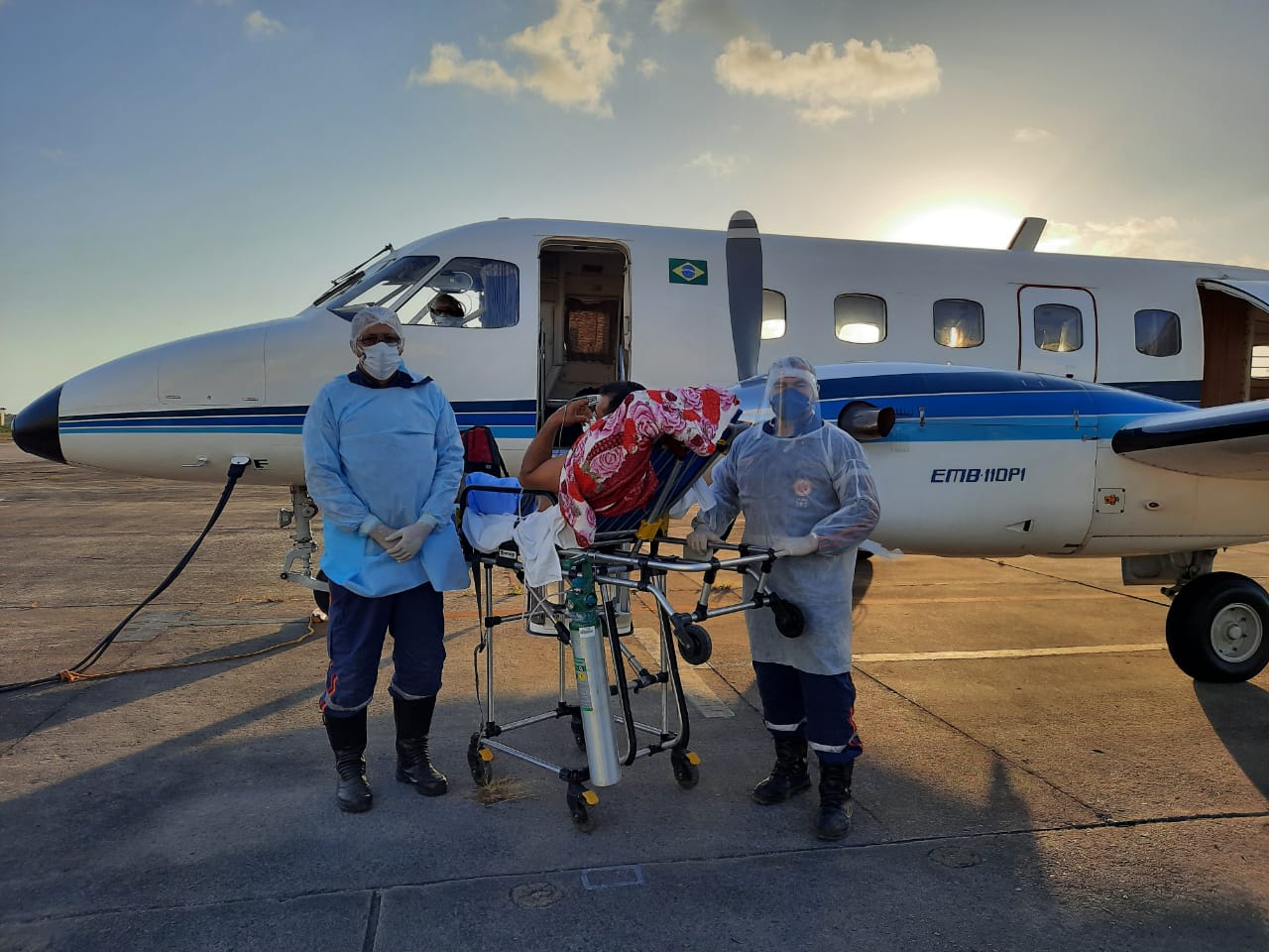 Covid-19 superlotação de leitos faz Sesap transferir pacientes de avião para Mossoró