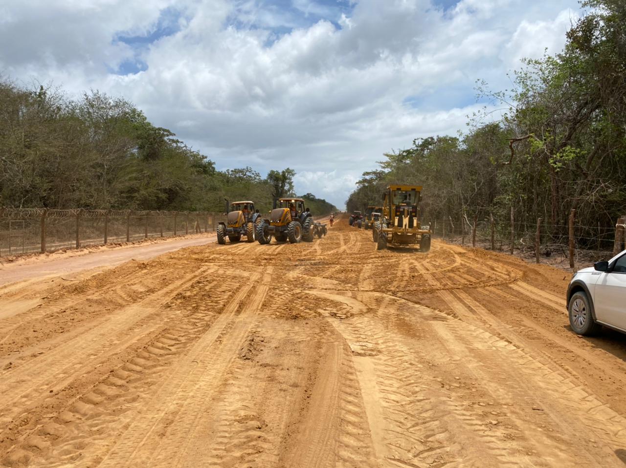 Estrada da Produção em São Gonçalo do Amarante está com 21% das obras finalizadas