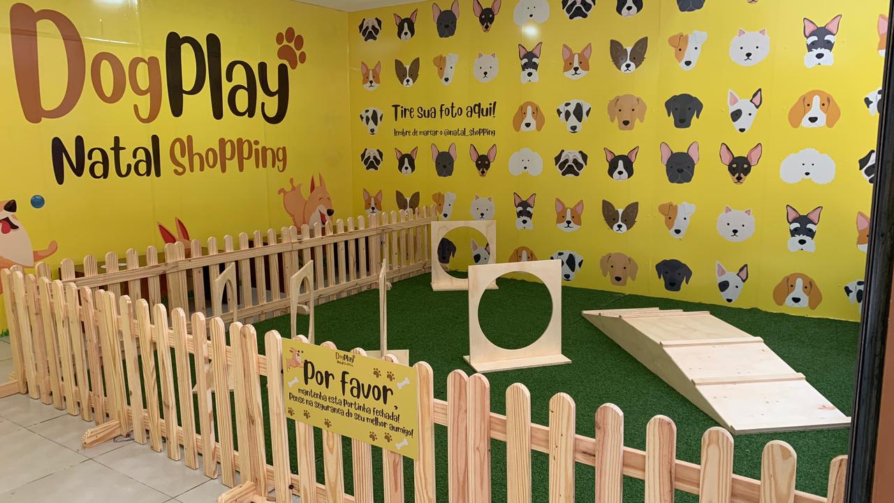 Espaço DogPlay é inaugurado no Natal Shopping