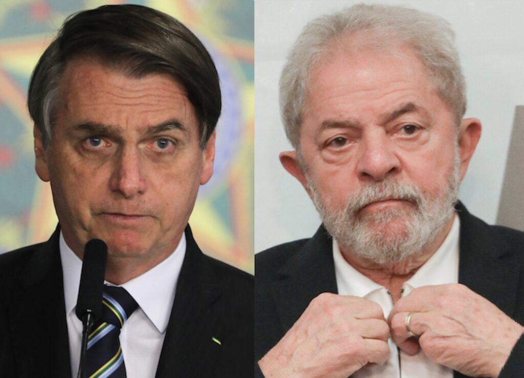 Bolsonaro volta a criticar Lula Bandido que não tem um dedo