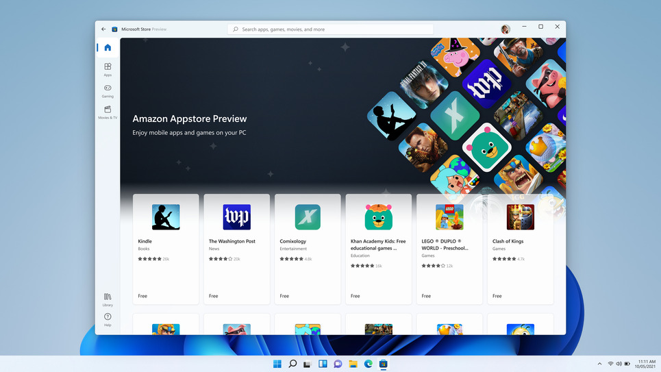 Aplicativos Android agora podem ser usados ​​no Windows 11