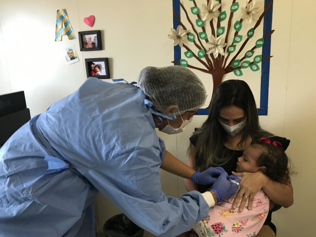 UFRN inicia vacinação de crianças contra influenza