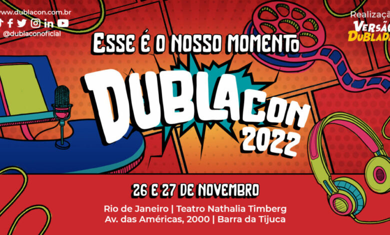 DublaCon 2022 acontece de forma presencial no RJ