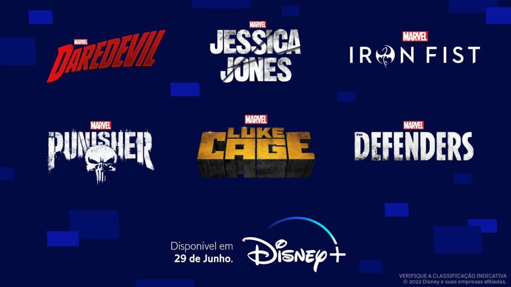 Demolidor, Jessica Jones e Luke Cage no Disney+