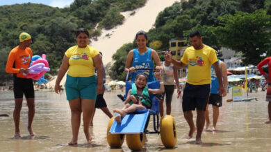 Praia Inclusiva pessoas com deficiência terão dia especial em Ponta Negra