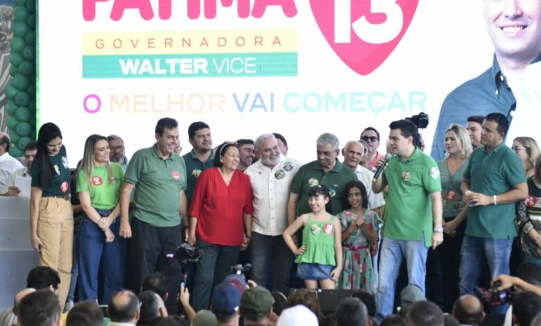 Fátima participa do lançamento da candidatura de Garibaldi em Natal