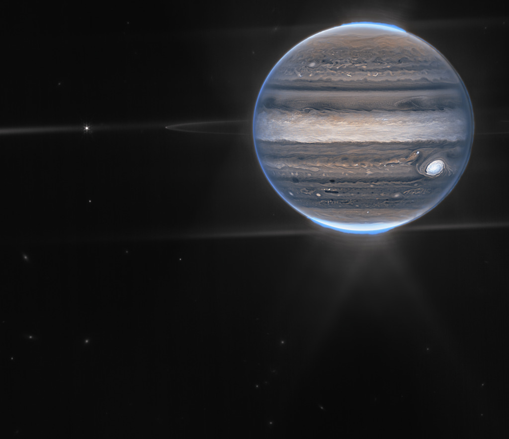 Telescópio Espacial James Webb captura nova imagem de Júpiter