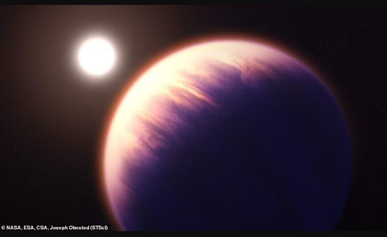 Sinais químicos detectados no exoplaneta WASP-39 b