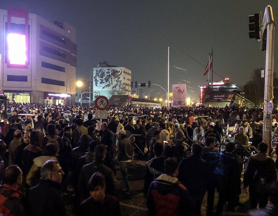 Protestos no Teerã