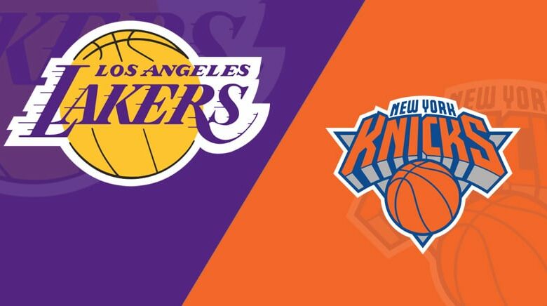 New York Knicks x Los Angeles Lakers ao vivo