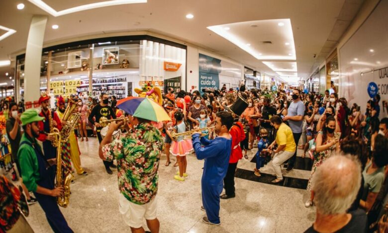 Carnaval do Natal Shopping tem bloco infantil e shows no Alpendre