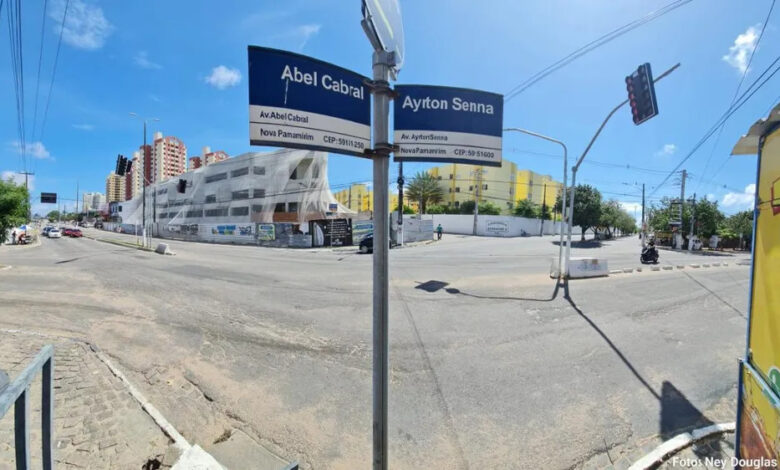 Parte da Avenida Ayrton Senna é interditada para obra de saneamento