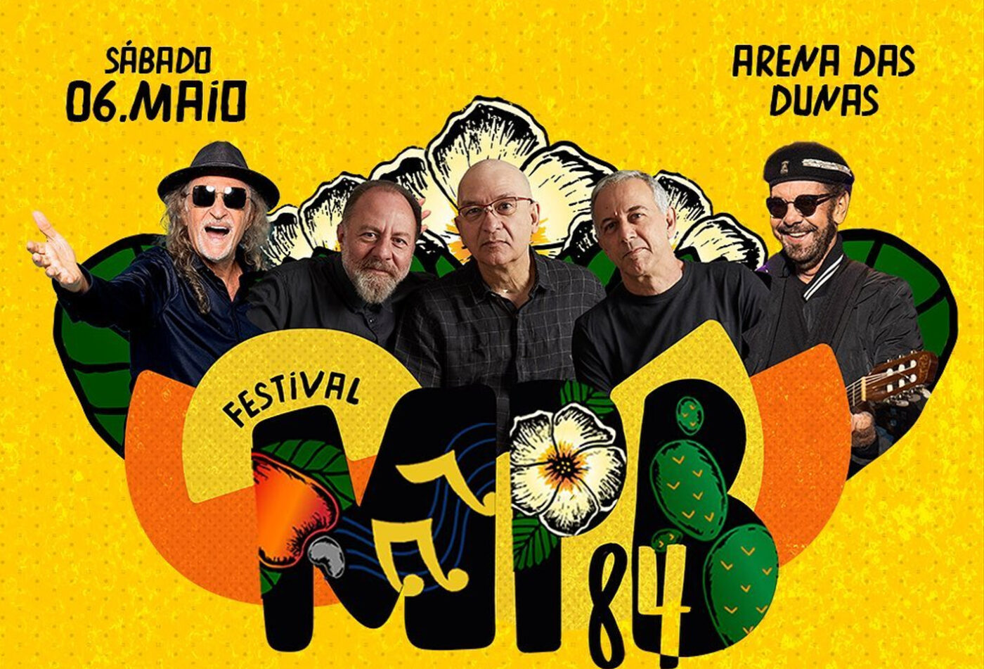 Alceu Valença e Paralamas são atrações confirmadas do Festival MPB84