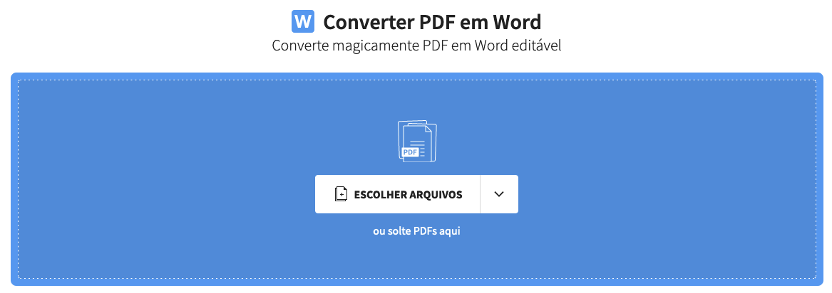 Como fazer a conversão de um arquivo PDF para Word