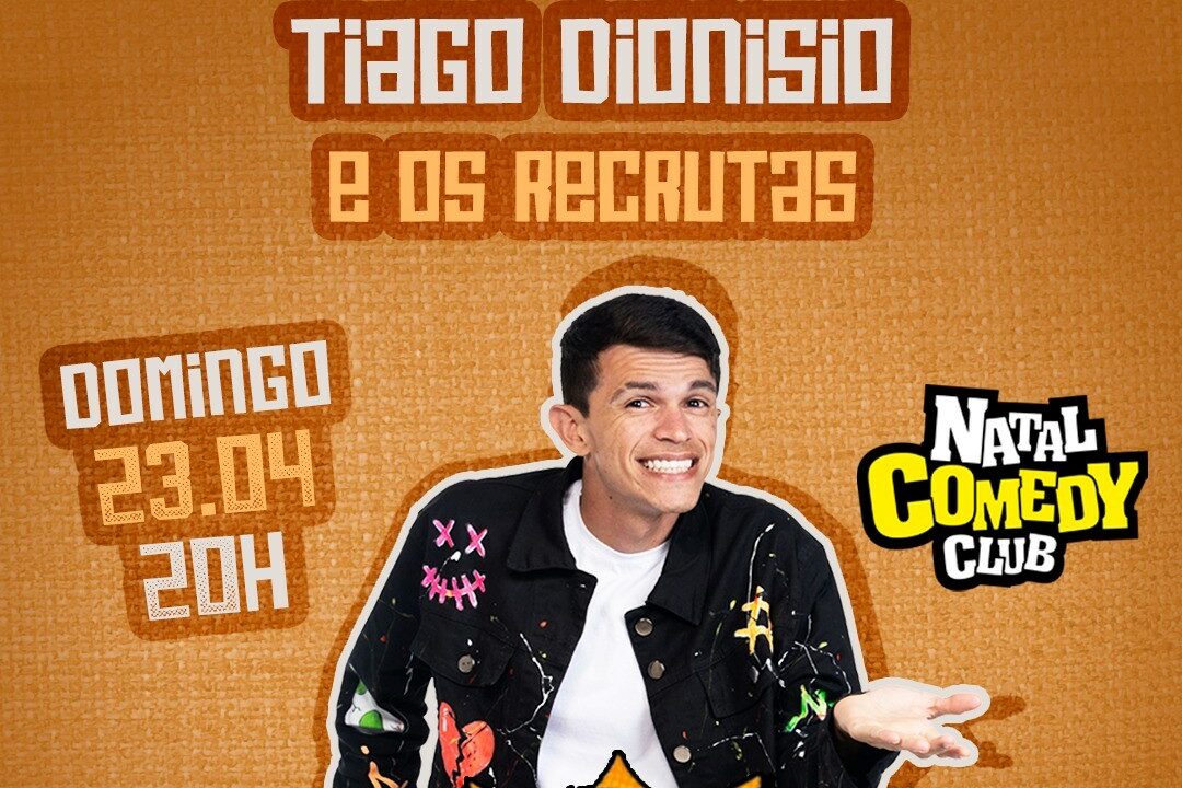 Talokudo e Tiago Dionisio são atrações do Natal Comedy Club