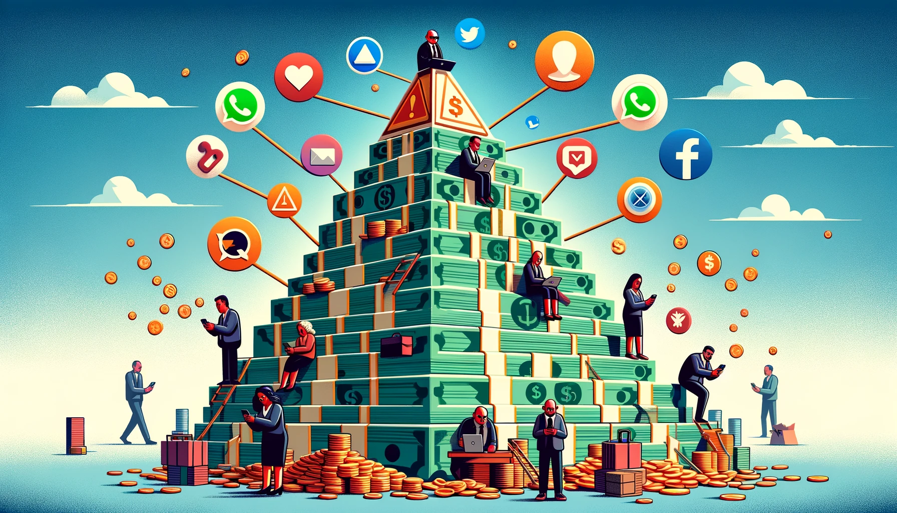 Golpes de pirâmides financeiras ressurgem nas redes sociais e preocupam investidores