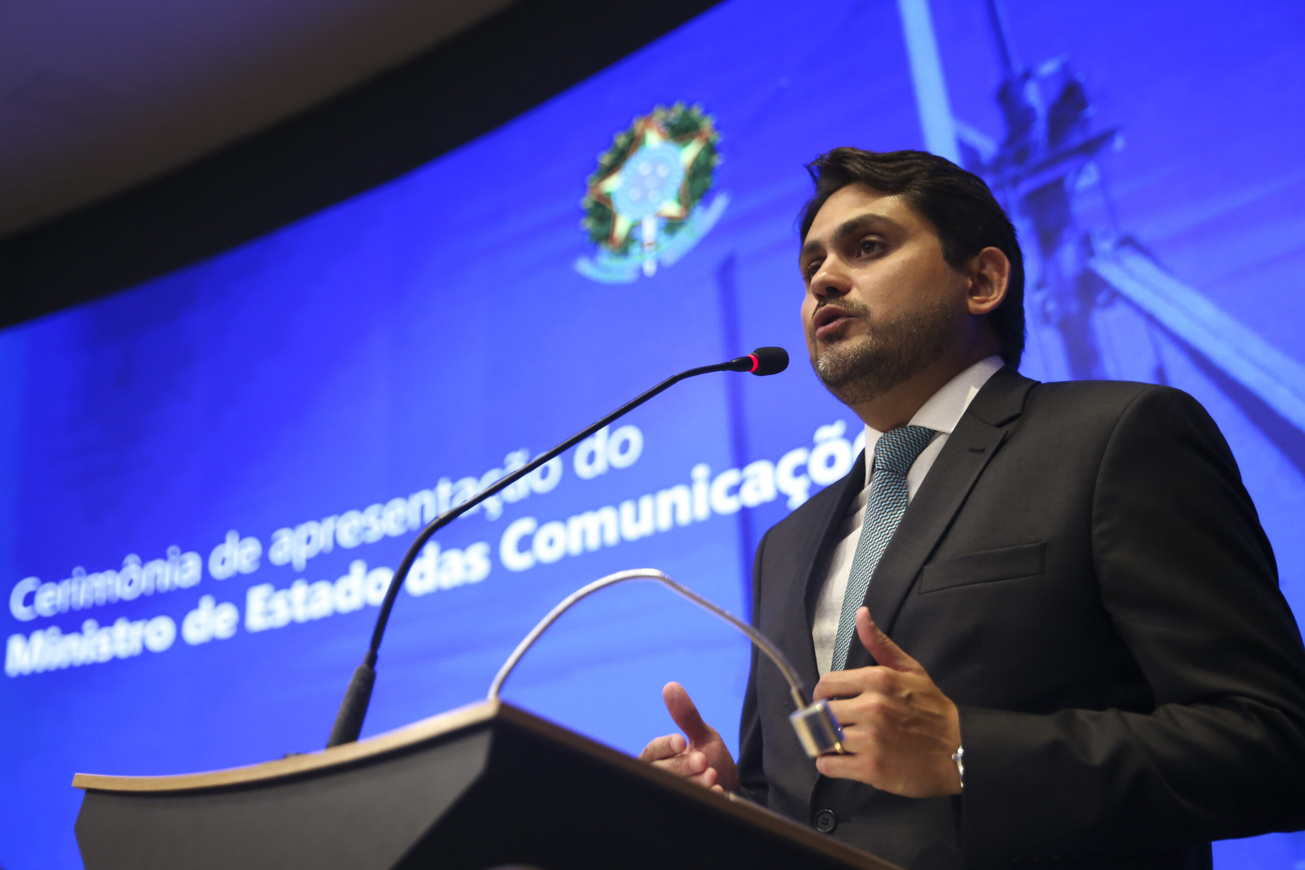 O ministro das Comunicações, Juscelino Filho ( Foto: José Cruz/Agência Brasil )