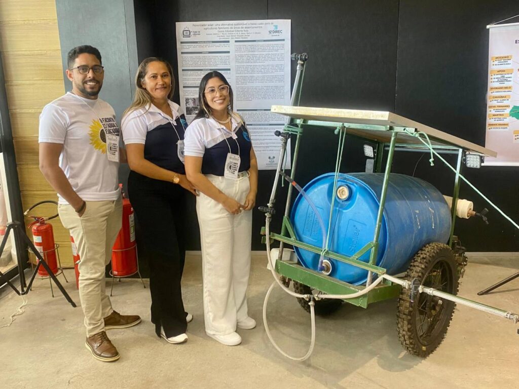 Estudantes do RN criam pulverizador solar acessível para pequenos agricultores